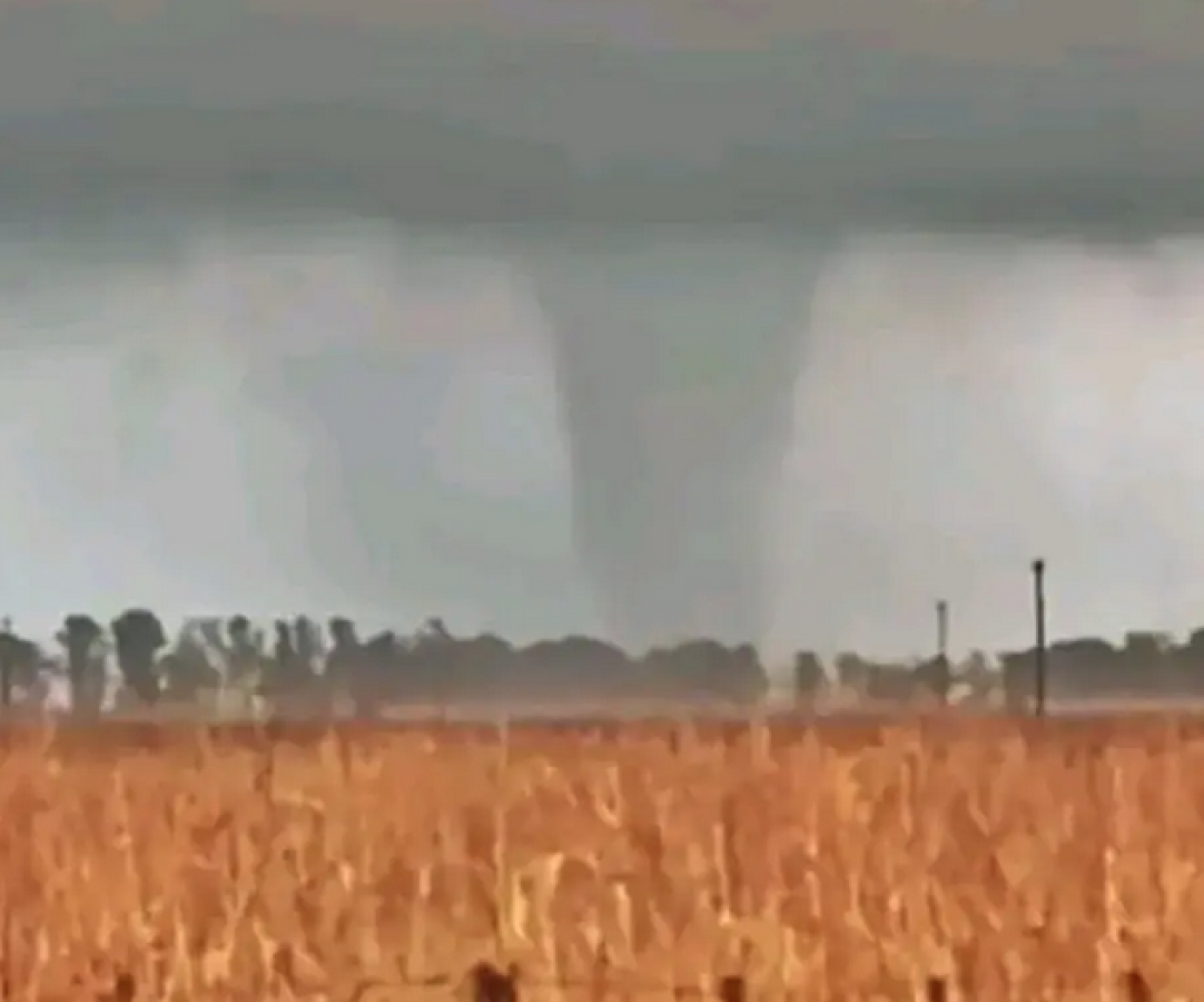 Tornado atingiu a Província da Argentina